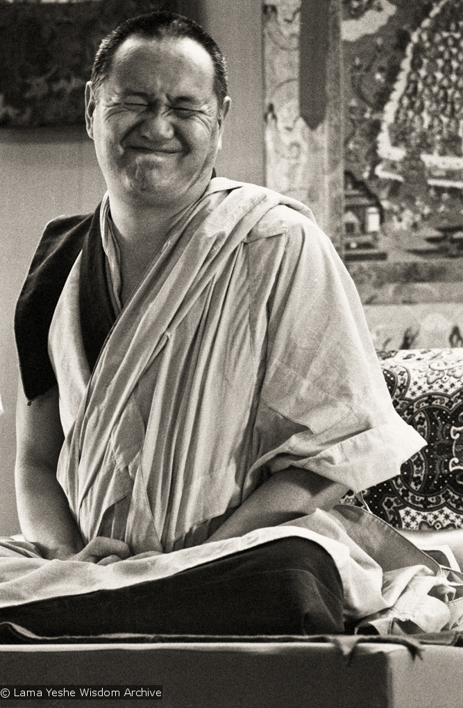 Lama teaching, Yucca Valley, 1977