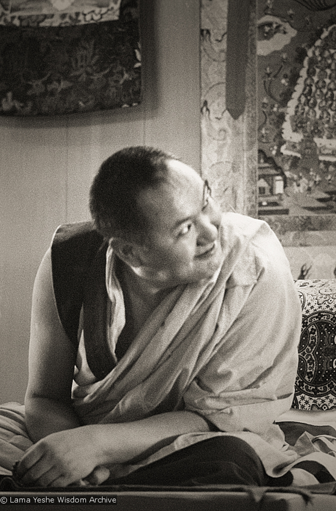 Lama teaching, Yucca Valley, 1977