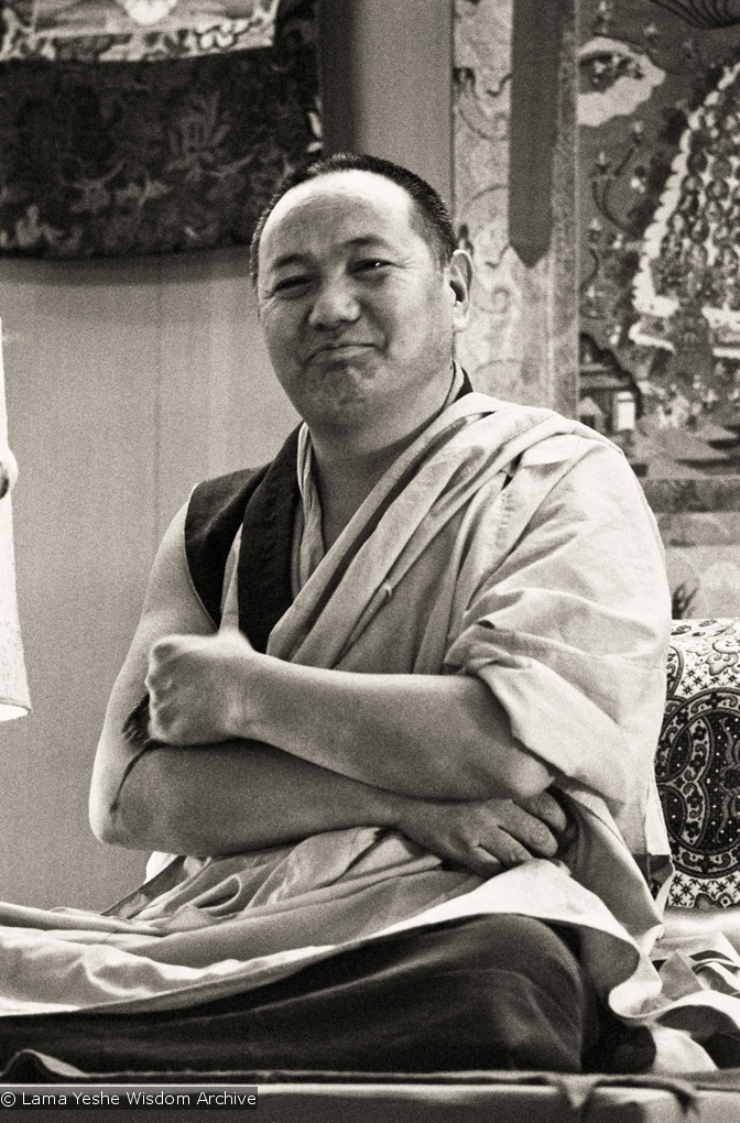 Lama teaching, Yucca Valley, 1977