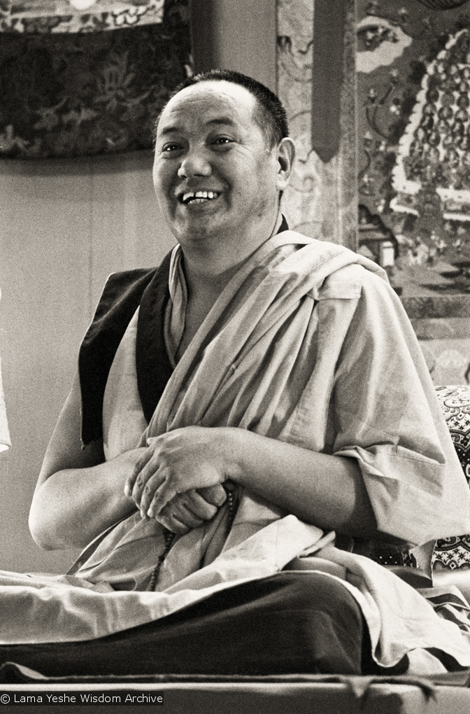 Lama teaching, Yucca Valley, 1977