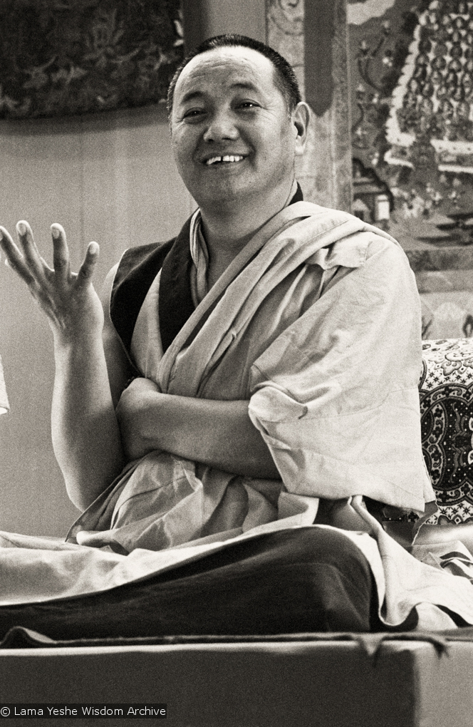 Lama teaching, Yucca Valley, 1977