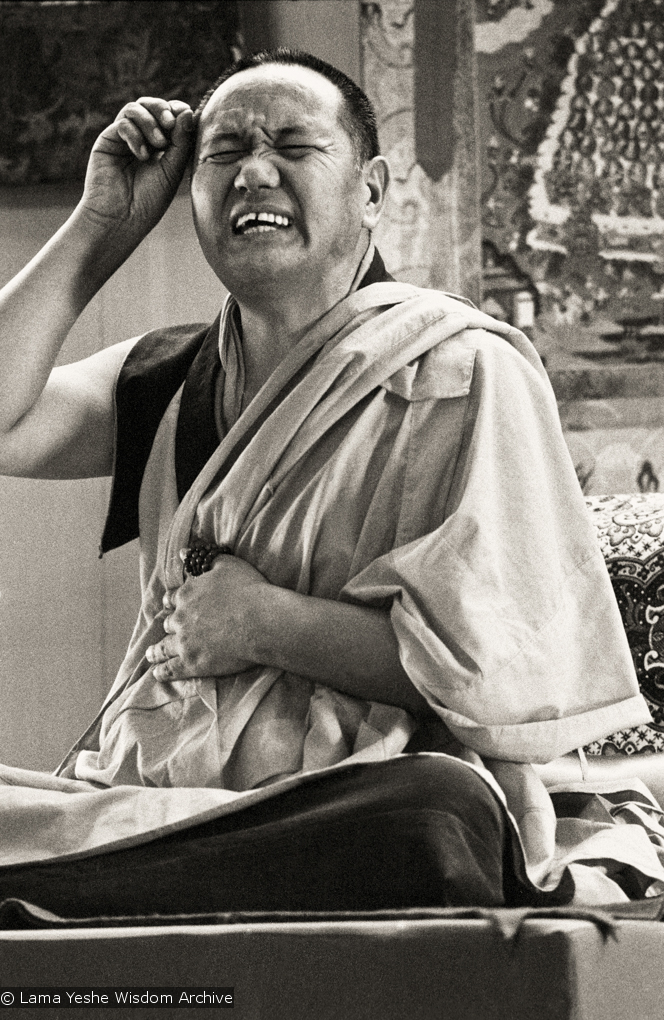 Lama teaching, Yucca Valley, 1977