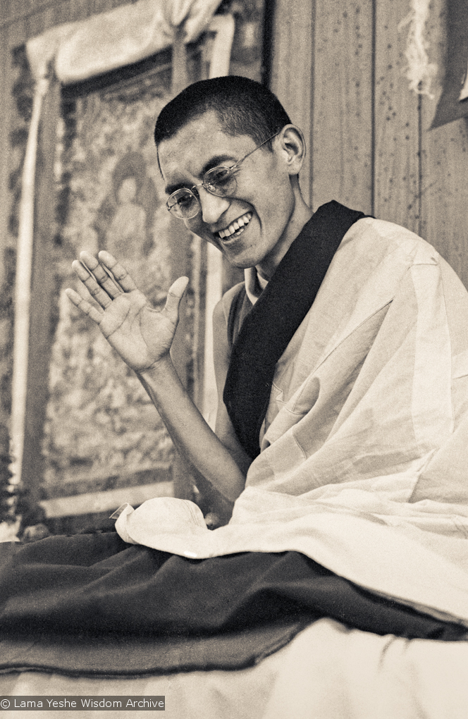 Lama Zopa, Lake Arrowhead, 1975