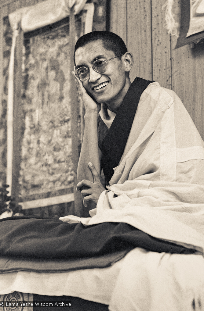 Lama Zopa, Lake Arrowhead, 1975