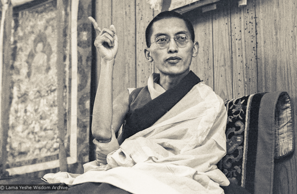 Lama Zopa, Lake Arrowhead, 1975