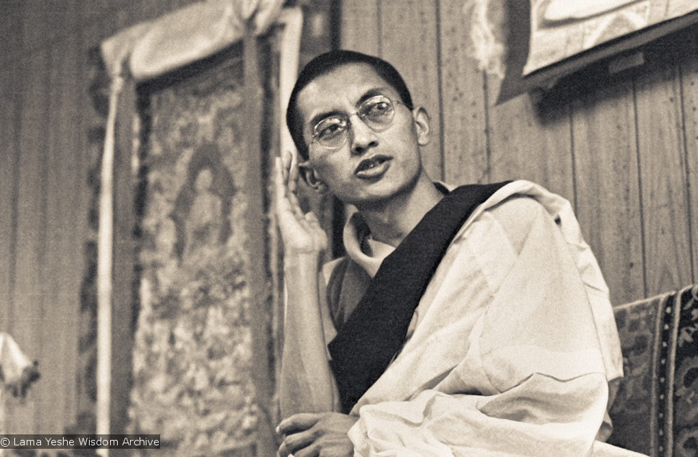 Lama Zopa, Lake Arrowhead, 1975