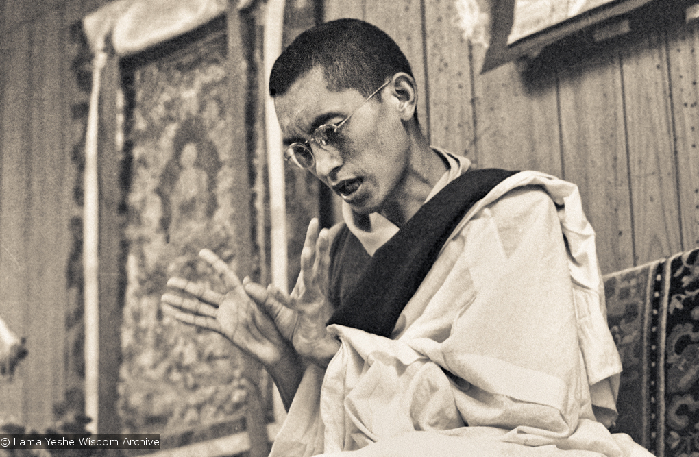 Lama Zopa, Lake Arrowhead, 1975