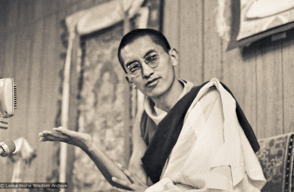 Lama Zopa, Lake Arrowhead, 1975