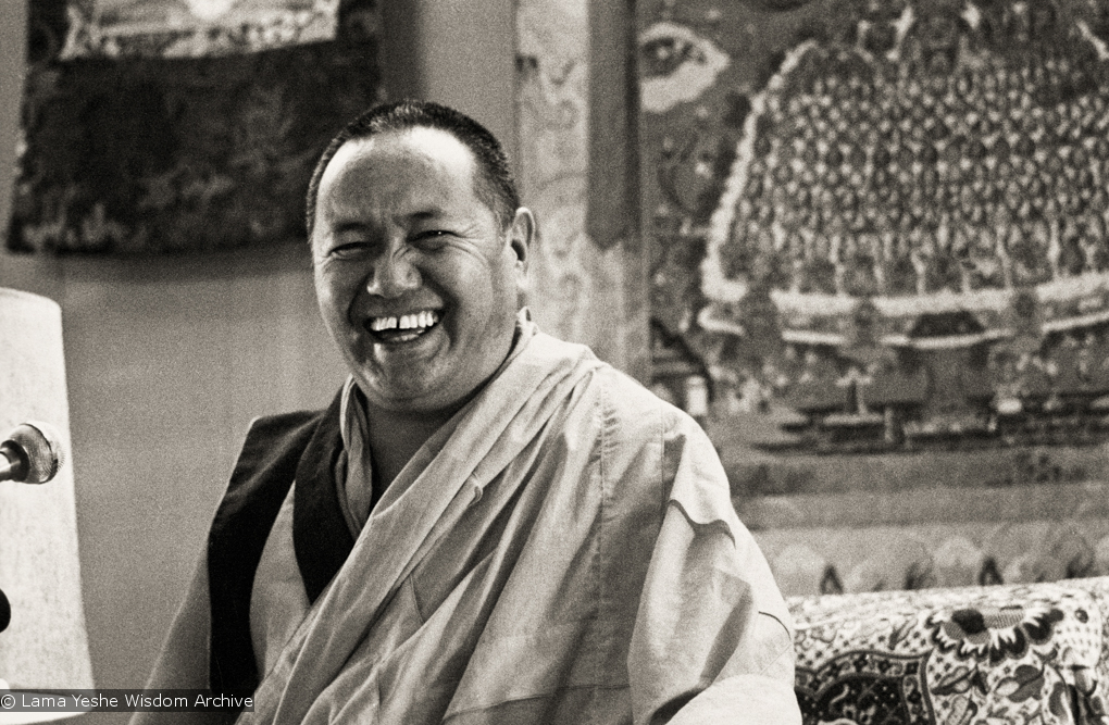 Lama teaching, Yucca Valley, 1977