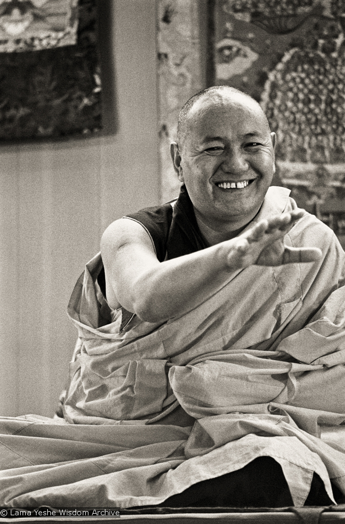 Lama teaching, Yucca Valley, 1977