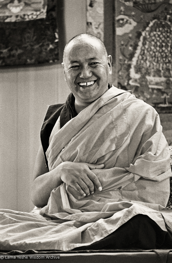 Lama teaching, Yucca Valley, 1977