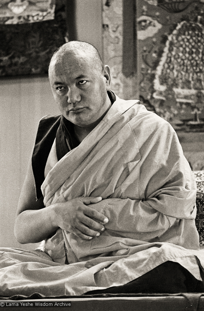 Lama teaching, Yucca Valley, 1977