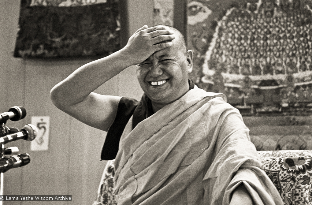 Lama teaching, Yucca Valley, 1977