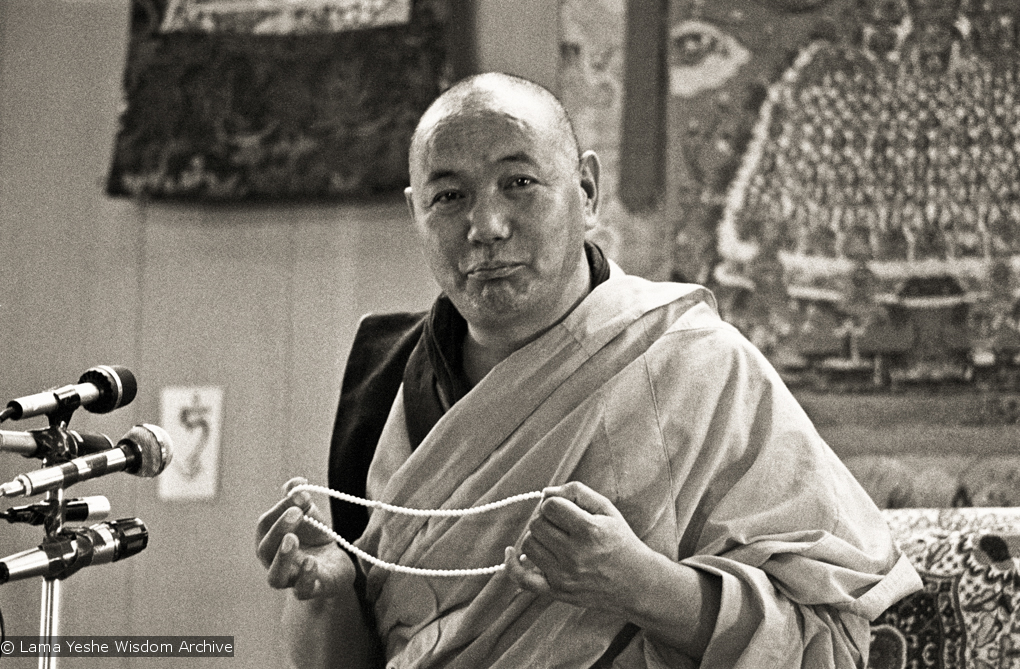 Lama teaching, Yucca Valley, 1977