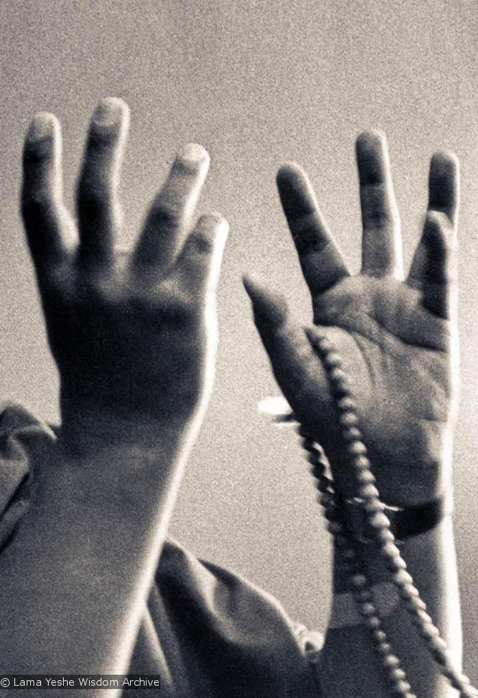 Lama teaching at UCSC, 1978