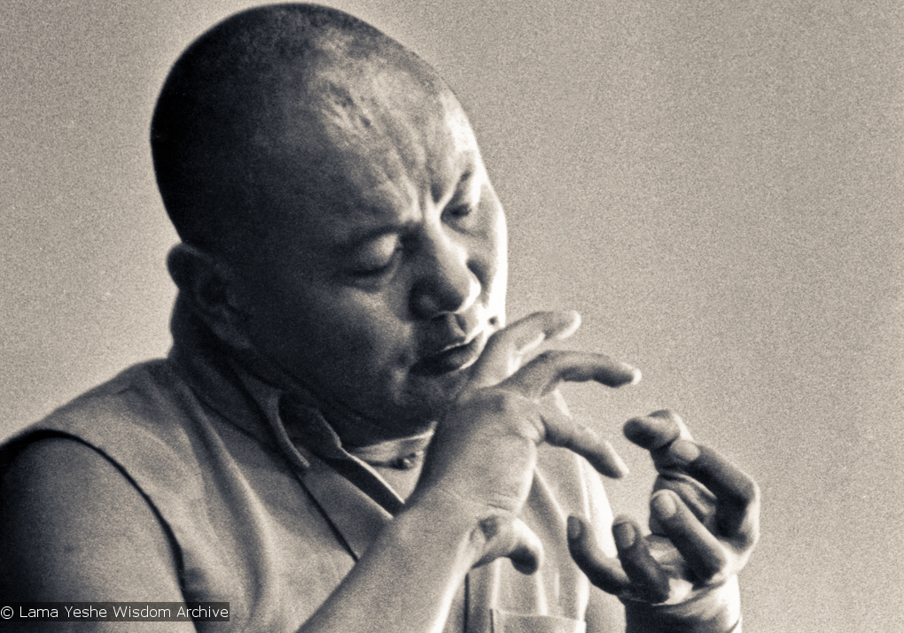 Lama teaching at UCSC, 1978