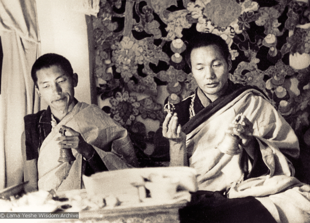 Lama Zopa Rinpoche  and Lama Yeshe, 1970
