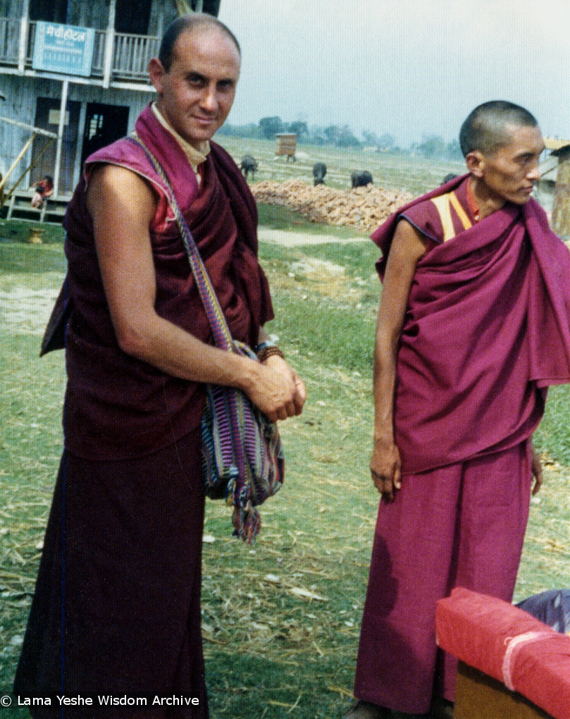 Nick and Rinpoche, 1975