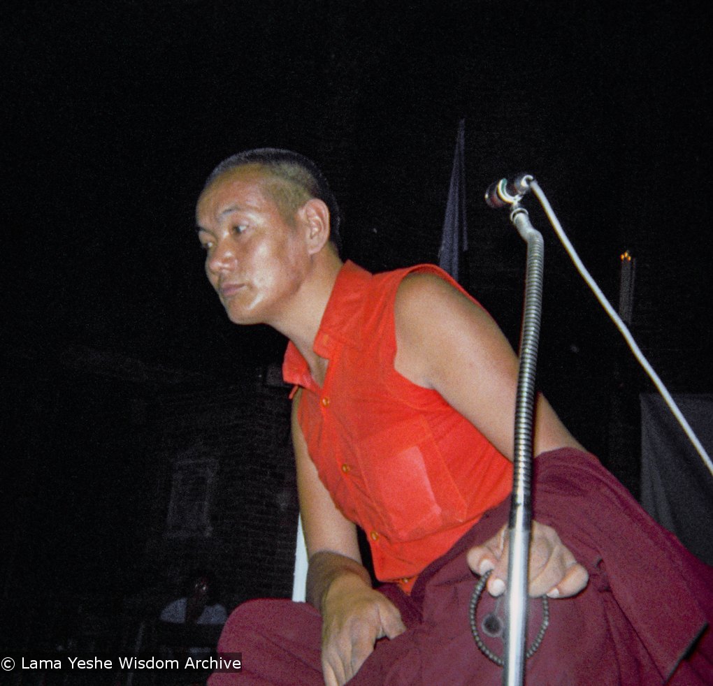 Lama Yeshe teaching in New York City, 1974
