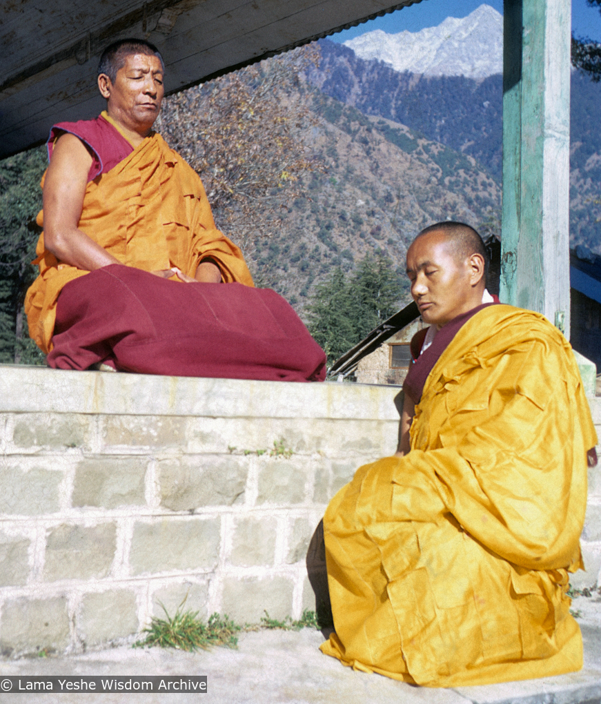 Geshe Rabten and Lama Yeshe, 1970