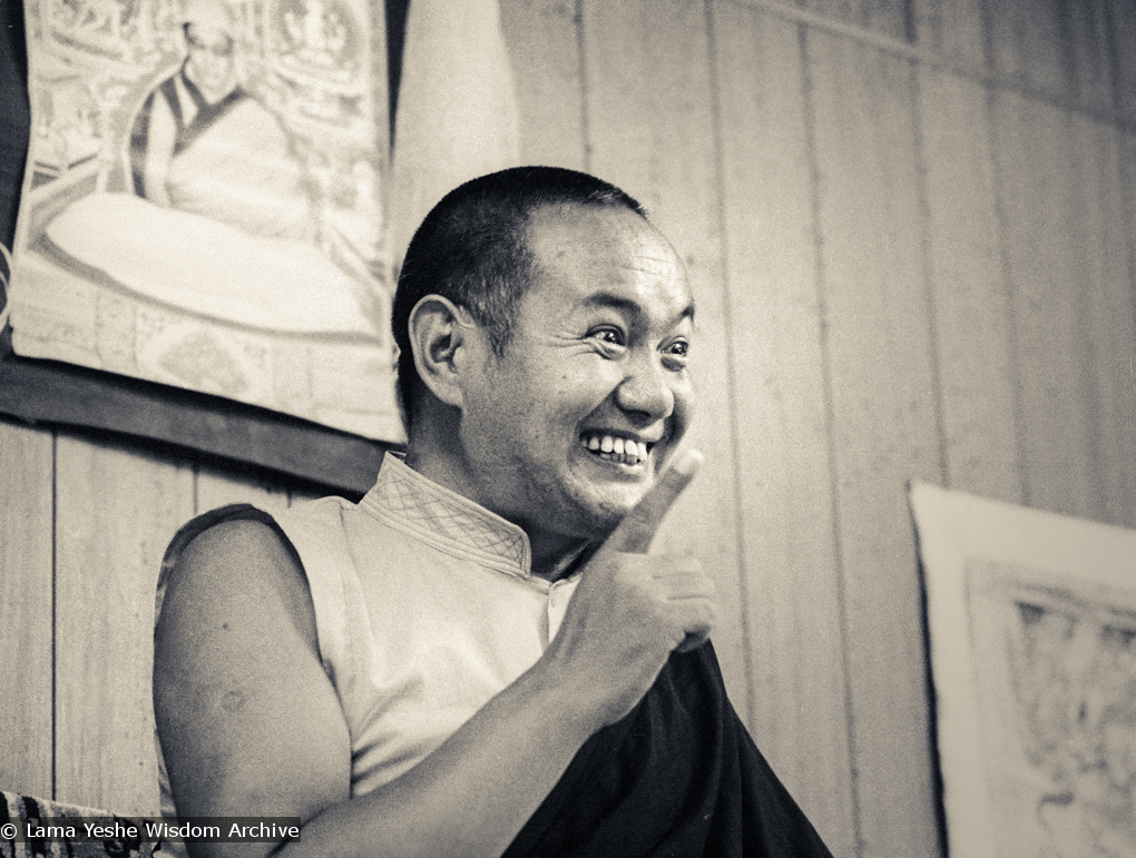 Lama Yeshe, Lake Arrowhead, 1975
