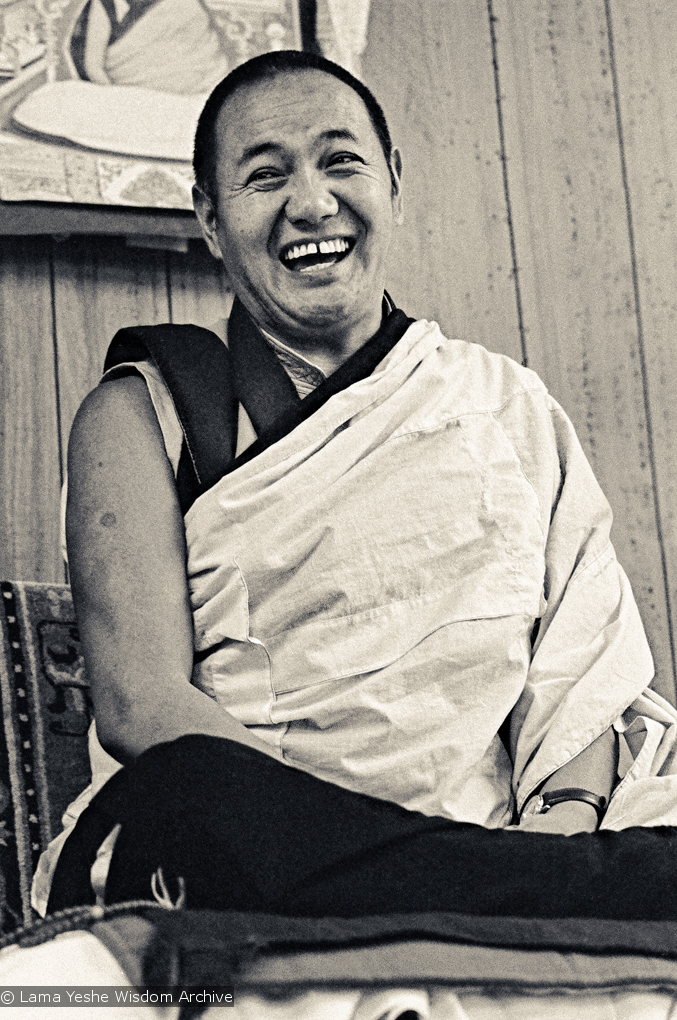Lama Yeshe, Lake Arrowhead, 1975