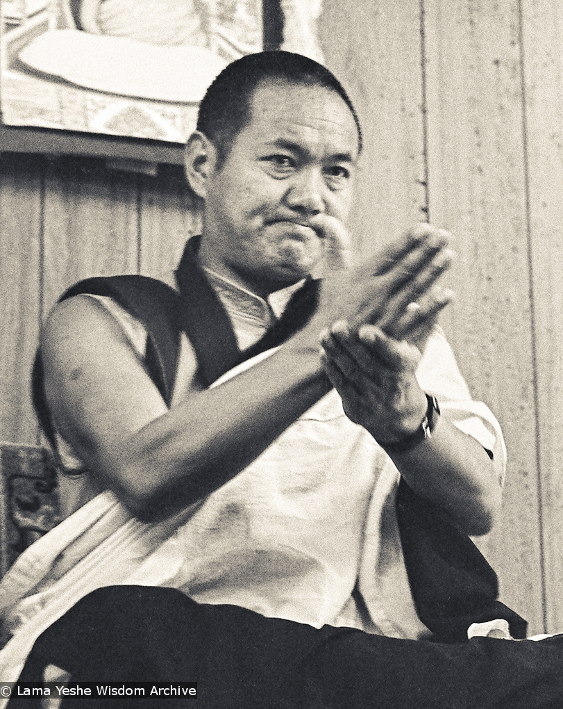 Lama Yeshe, Lake Arrowhead, 1975