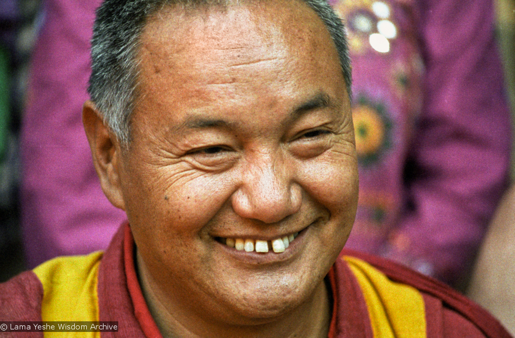 Lama at a family gathering, 1983