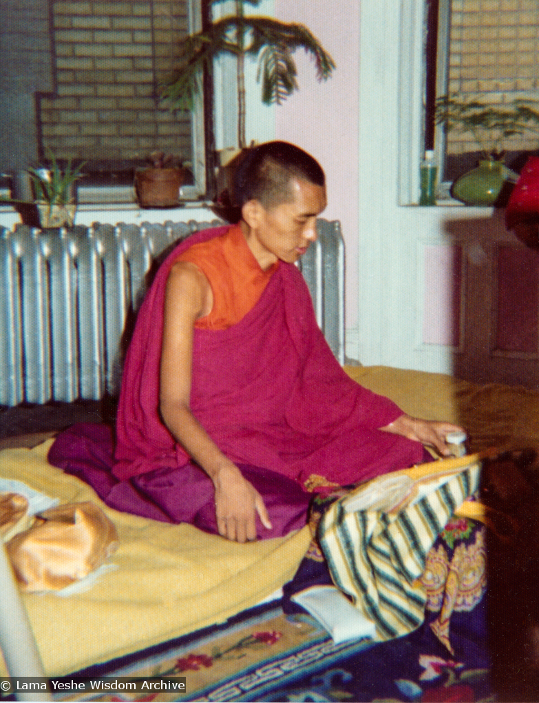 Lama Zopa Rinpoche in New York, 1974