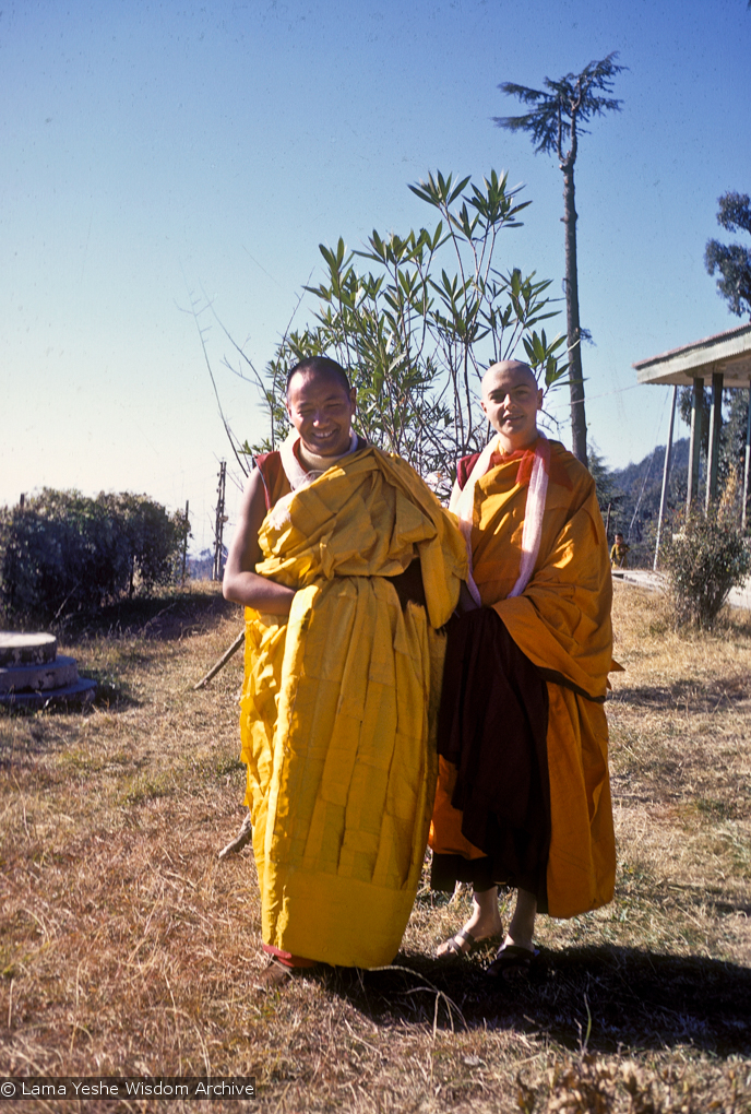 Lama Yeshe and Sylvia White, 1970