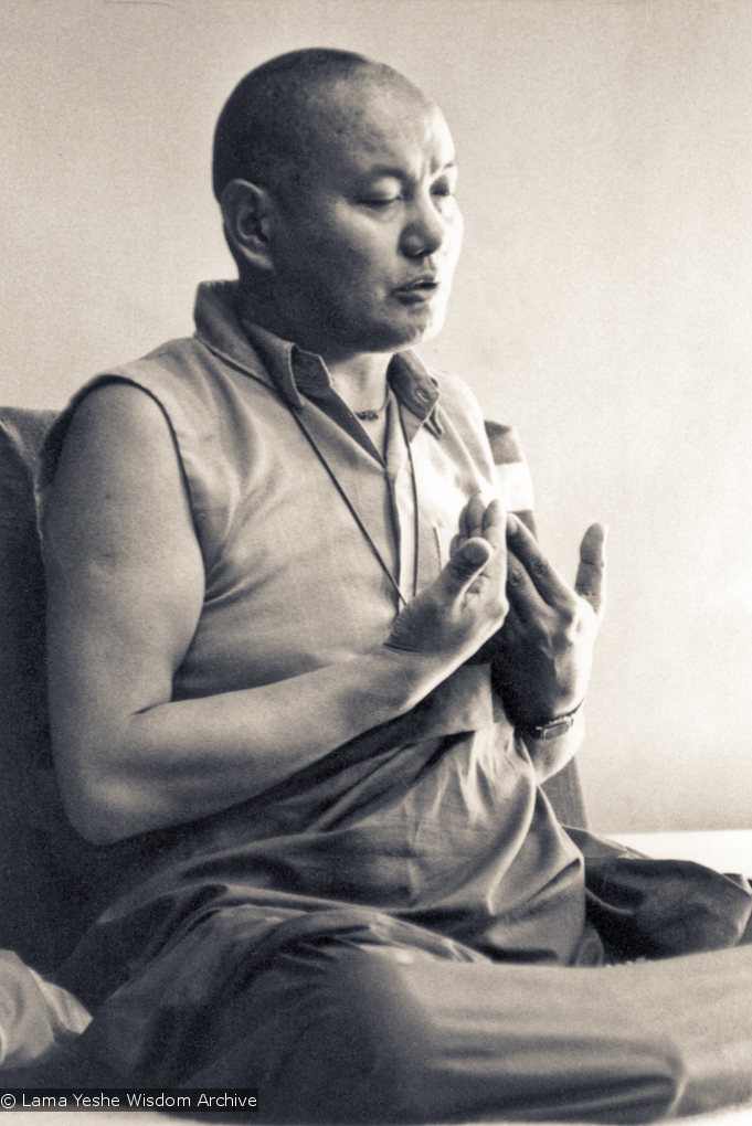Lama teaching at UCSC, 1978