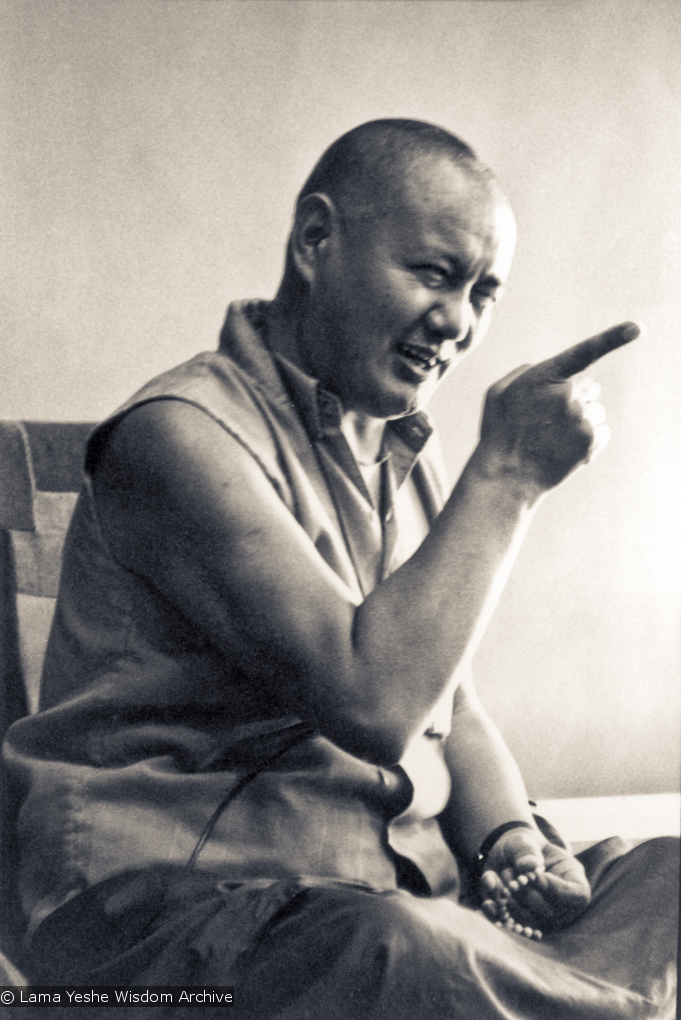 Lama teaching at UCSC, 1978