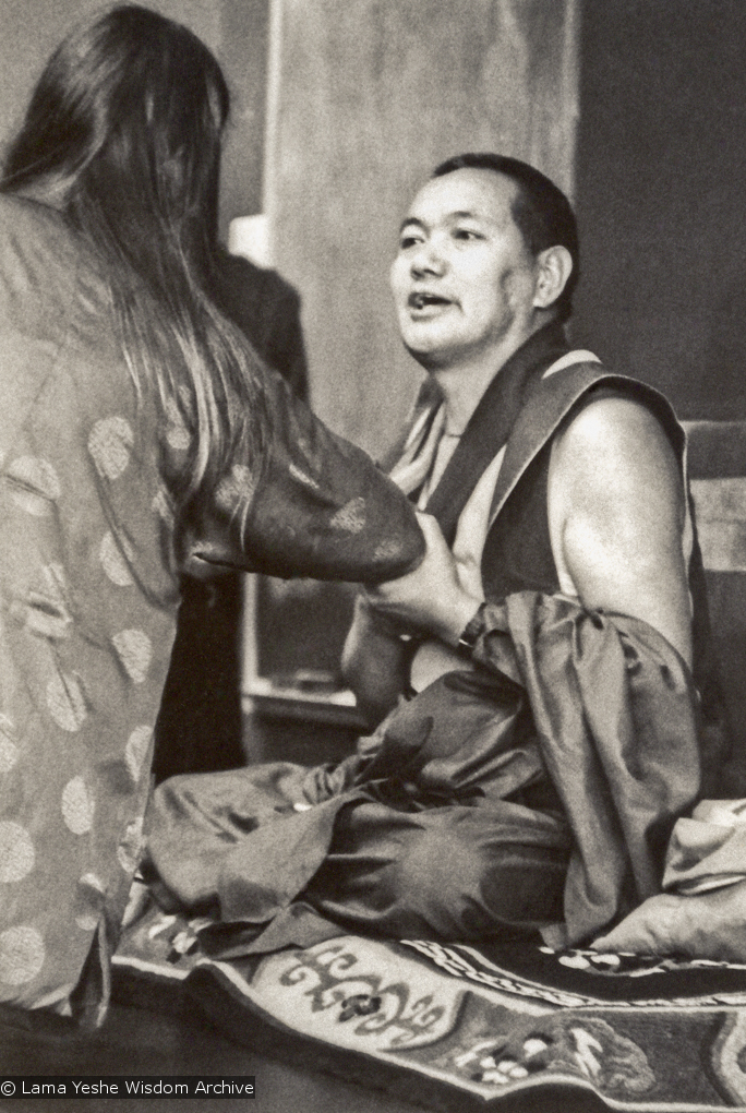 Lama teaching at UCSC, 1978