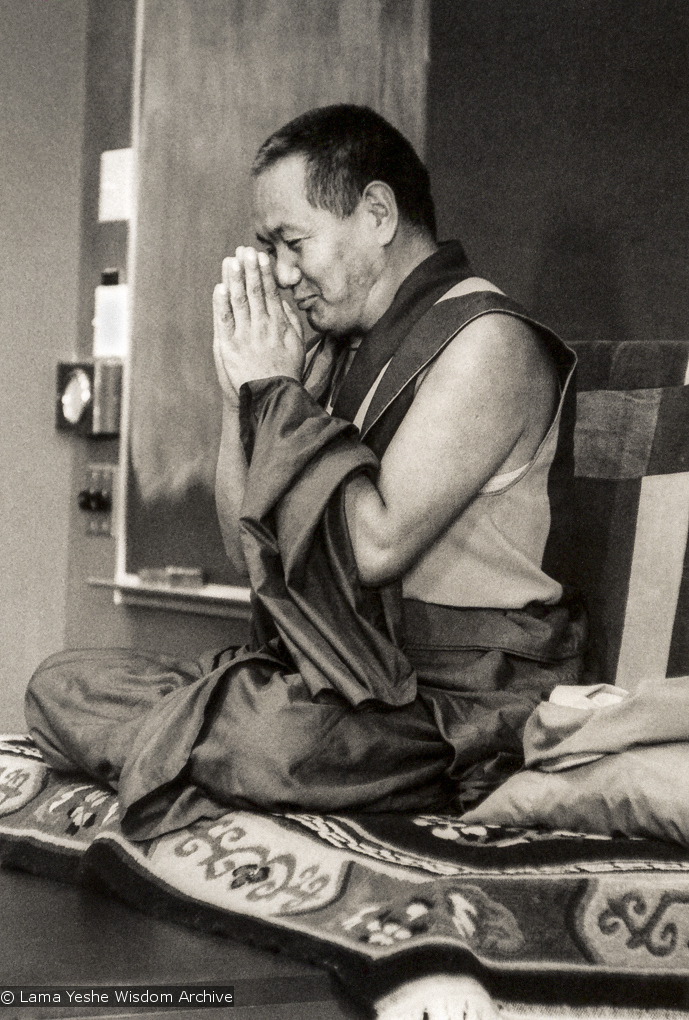 Lama teaching at UCSC, 1978