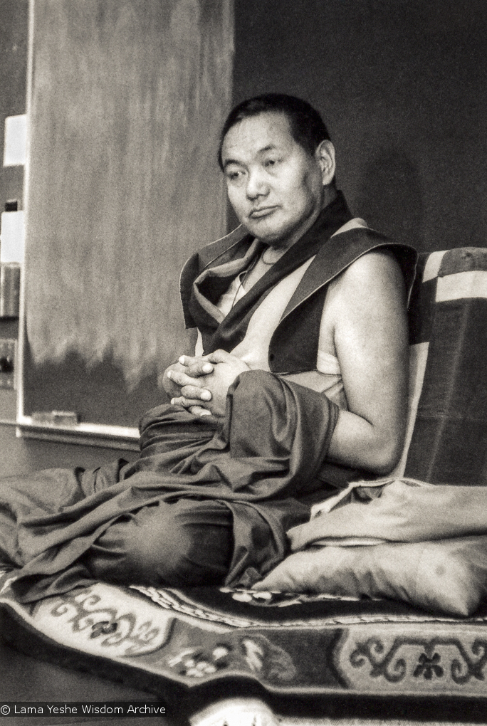 Lama teaching at UCSC, 1978