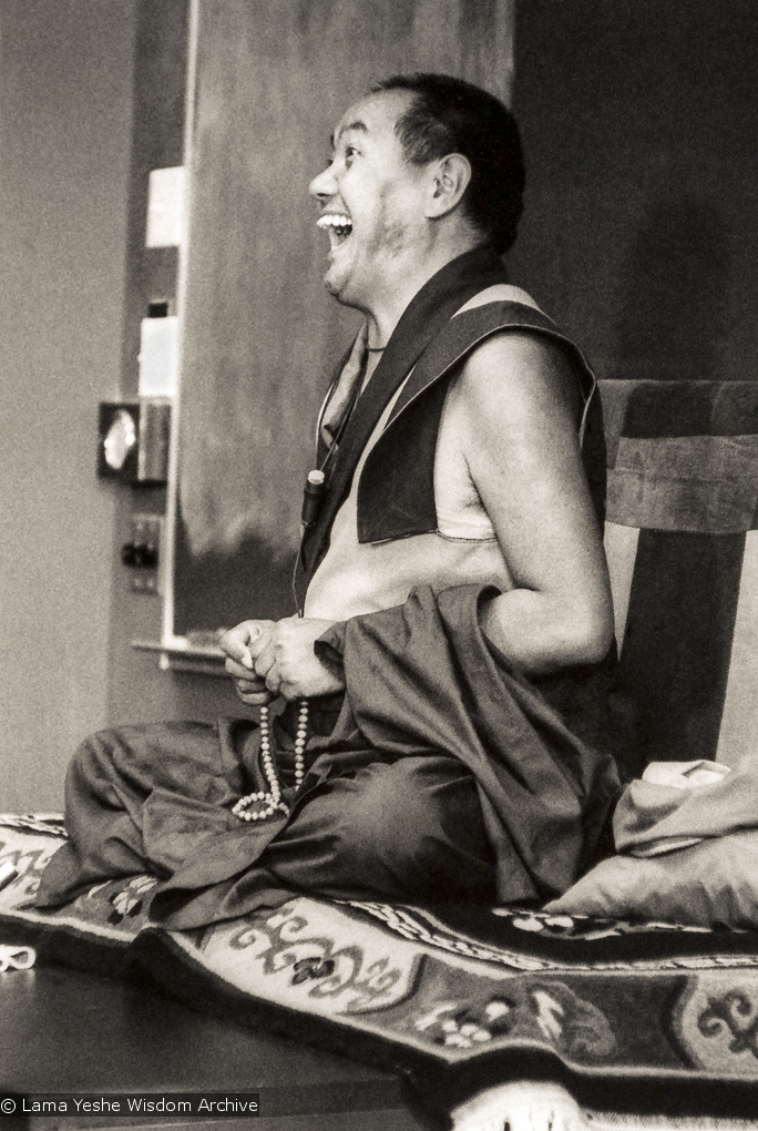 Lama teaching at UCSC, 1978