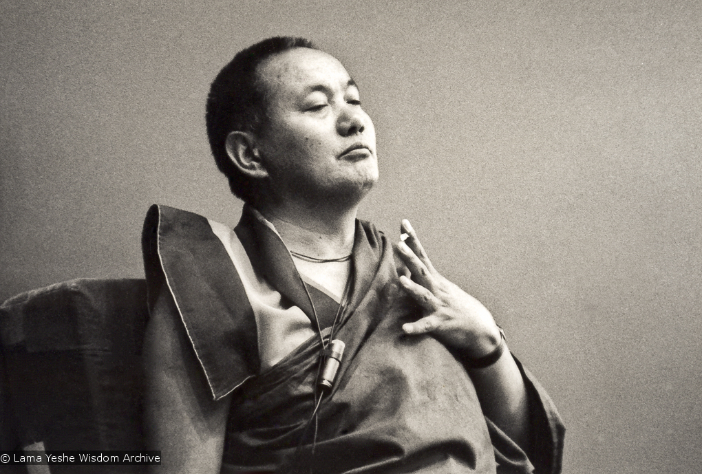 Lama teaching at UCSC, 1978