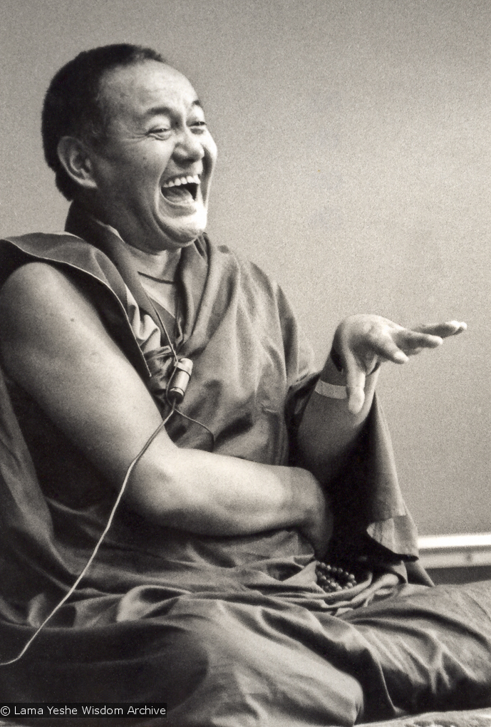 Lama teaching at UCSC, 1978