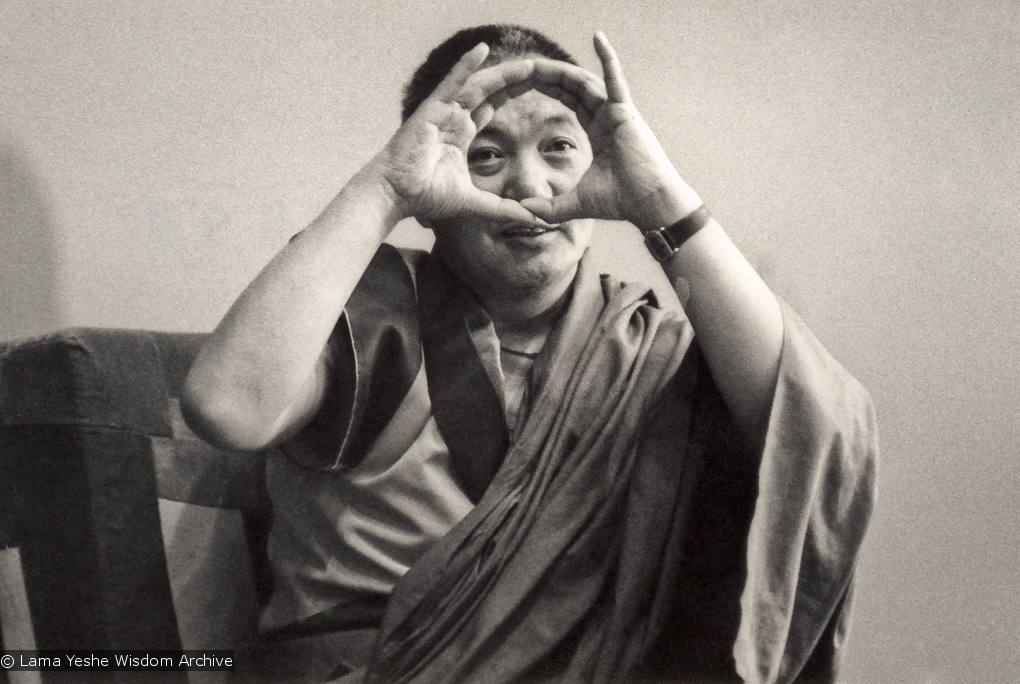 Lama teaching at UCSC, 1978