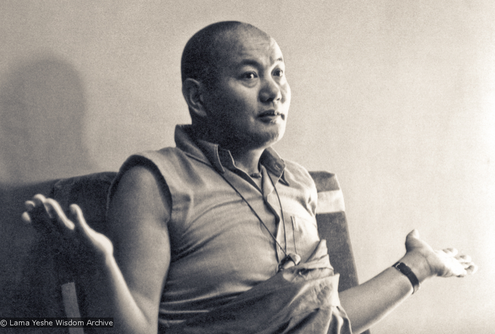 Lama teaching at UCSC, 1978