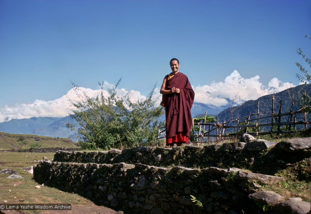 Lama Yeshe in Pokhara, 1970