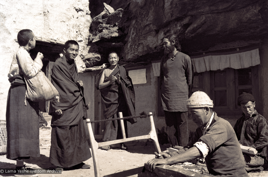 Lama Zopa and Lama Yeshe, Lawudo, 1970