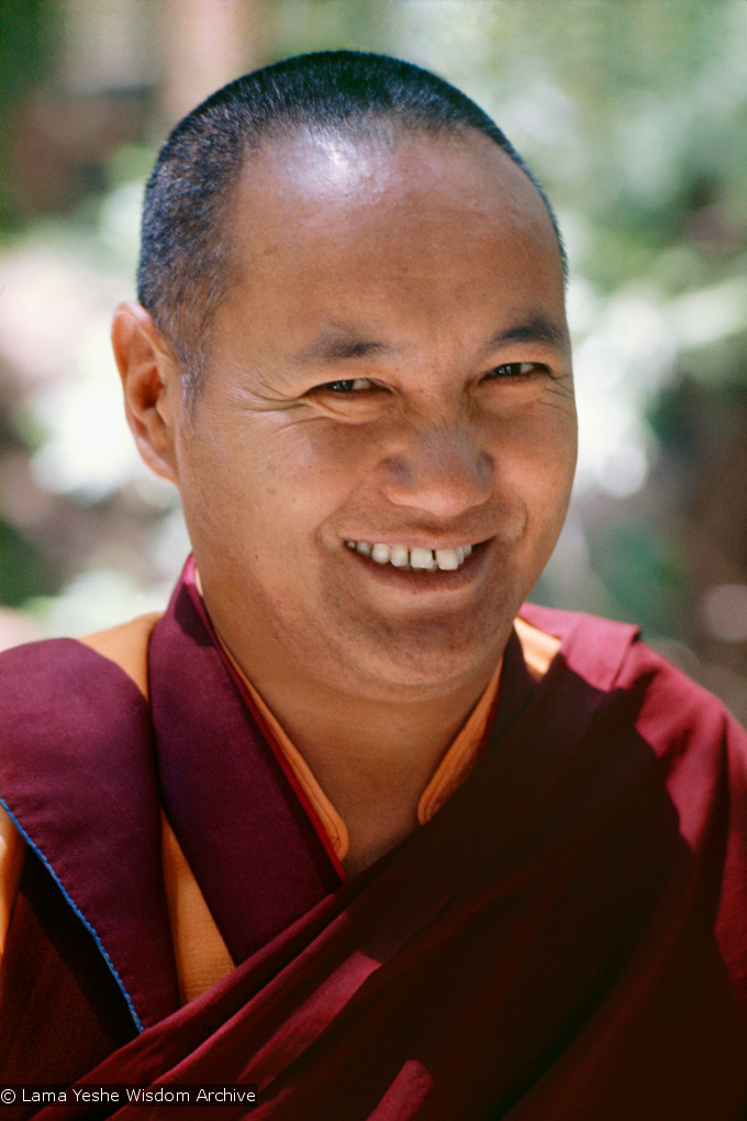 Lama Yeshe, Lake Arrowhead, 1975