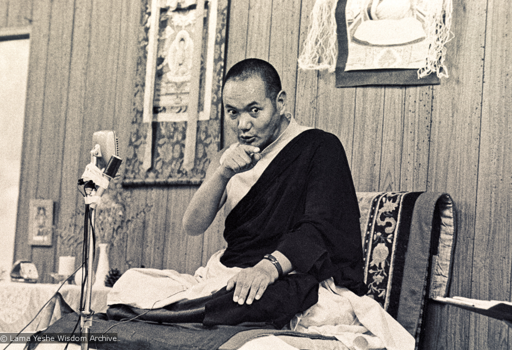 Lama Yeshe, Lake Arrowhead, 1975