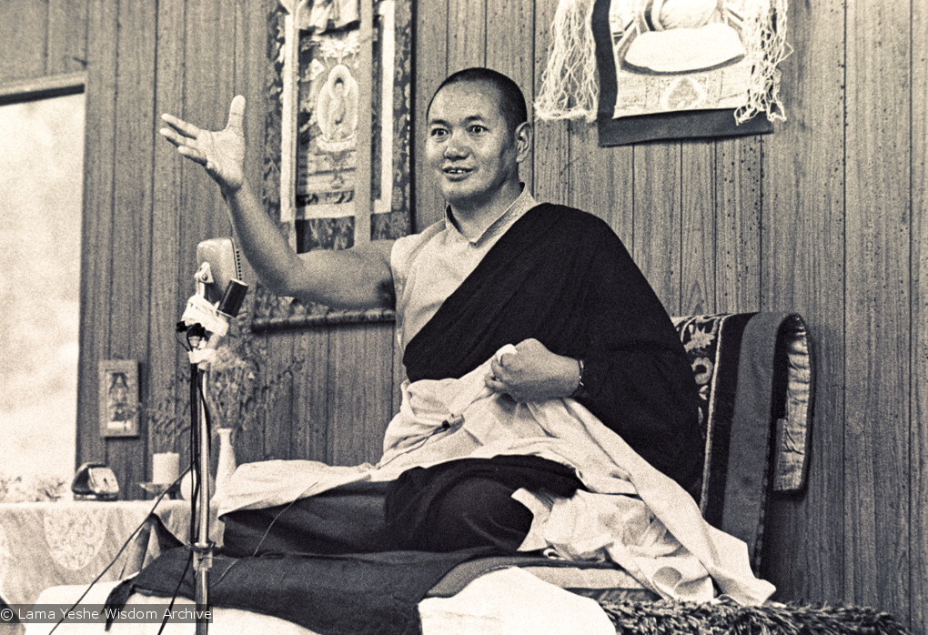 Lama Yeshe, Lake Arrowhead, 1975
