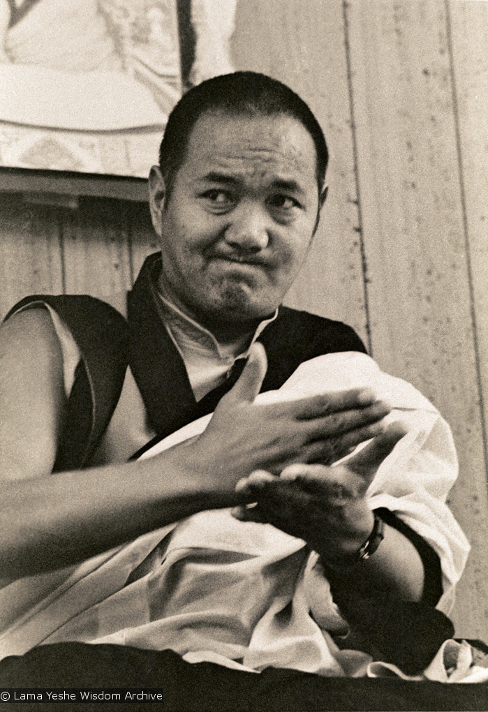 Lama Yeshe, Lake Arrowhead, 1975
