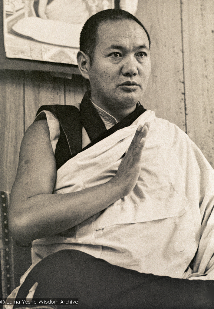 Lama Yeshe, Lake Arrowhead, 1975