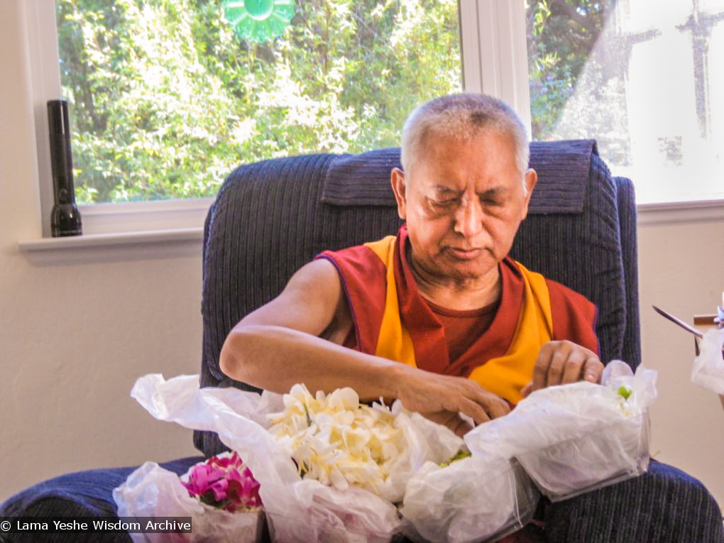 Rinpoche's Flower Offering, 2010