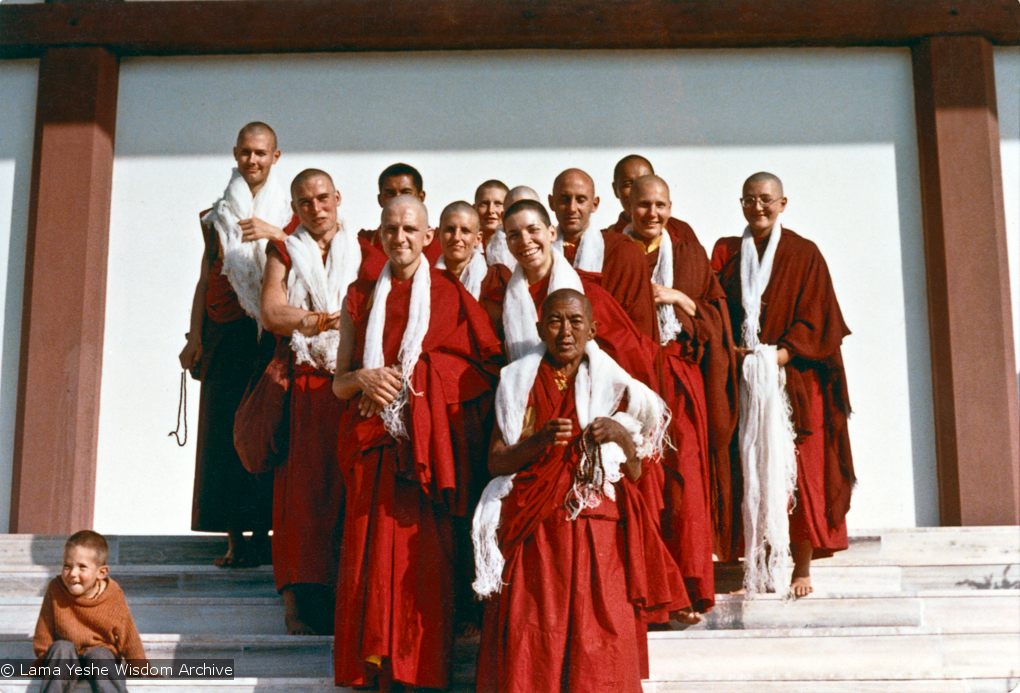 Ordination, Bodhgaya, 1974