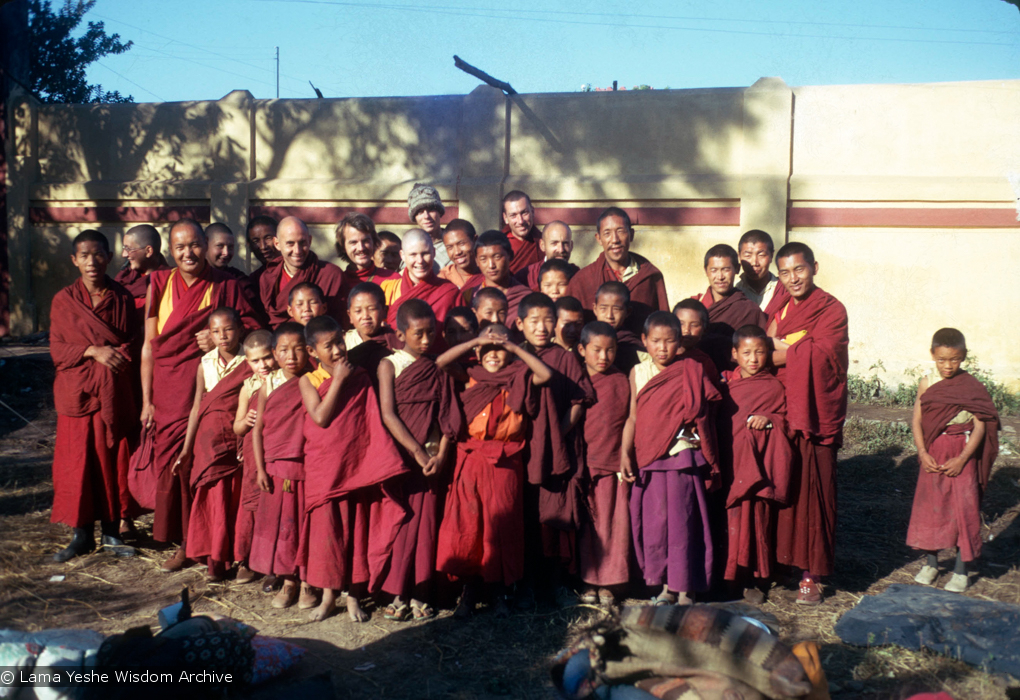 MEC students in Bodhgaya, India, 1974